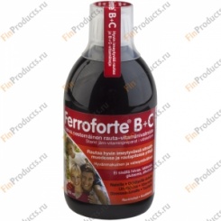 Ferroforte rauta vitamiini B+C Витамины (500 мл)